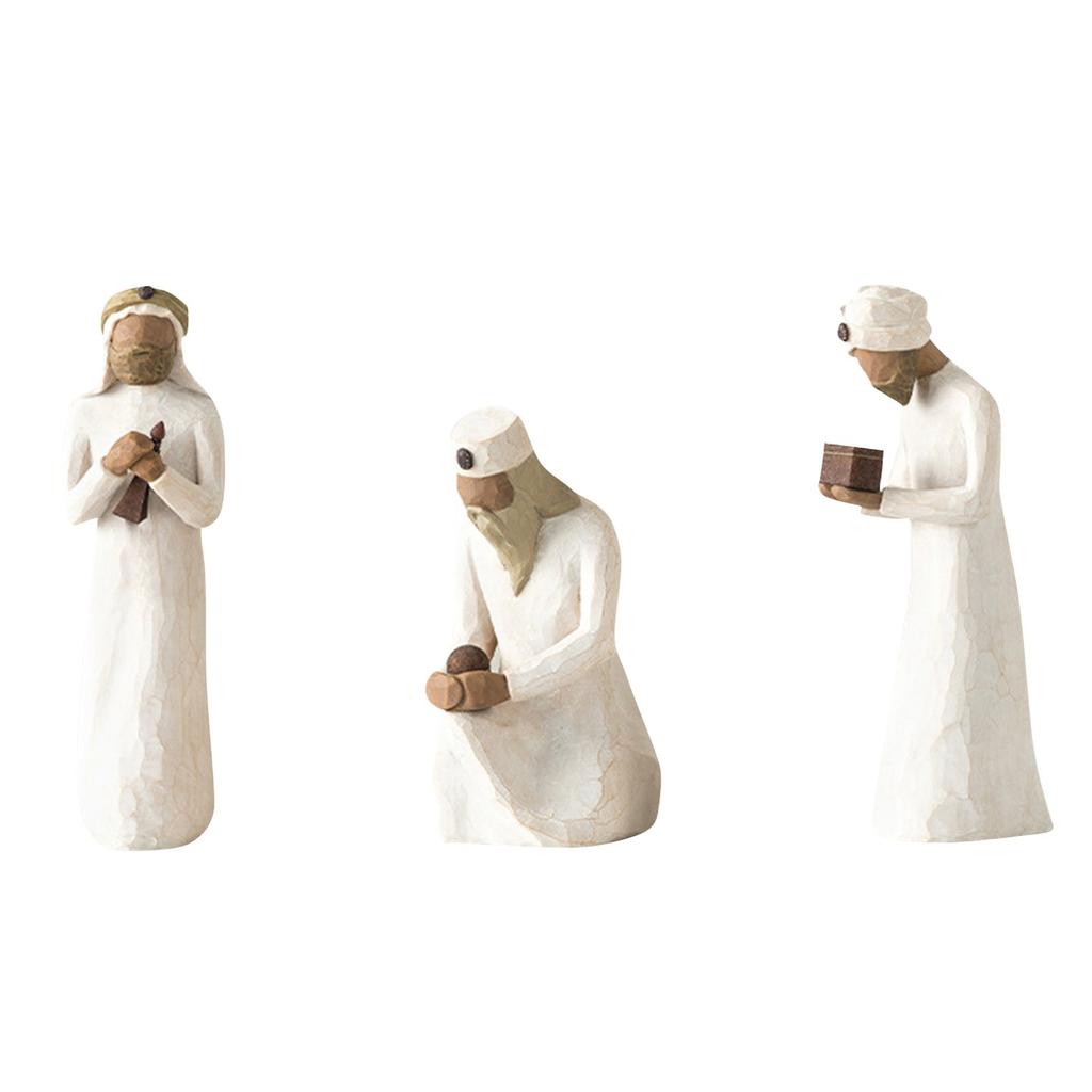 2025 Nativity Character Statue Hand Drawn Decoration Christmas Present Decoración De Habitación