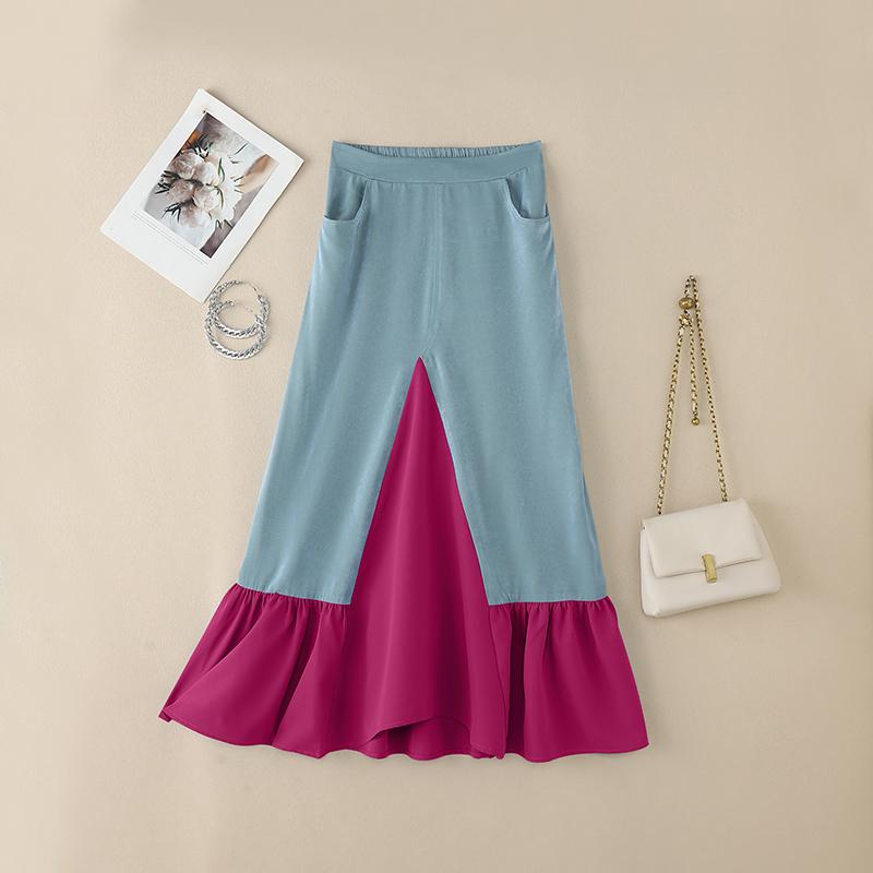 ZANZEA Женские повседневные длинные юбки свободного кроя с оборками