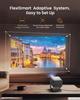 JMGO N1S Portable Triple Laser Projector - 4K UHD, 120Hz, 1200CVIA, for Home Theater & Outdoor Gaming