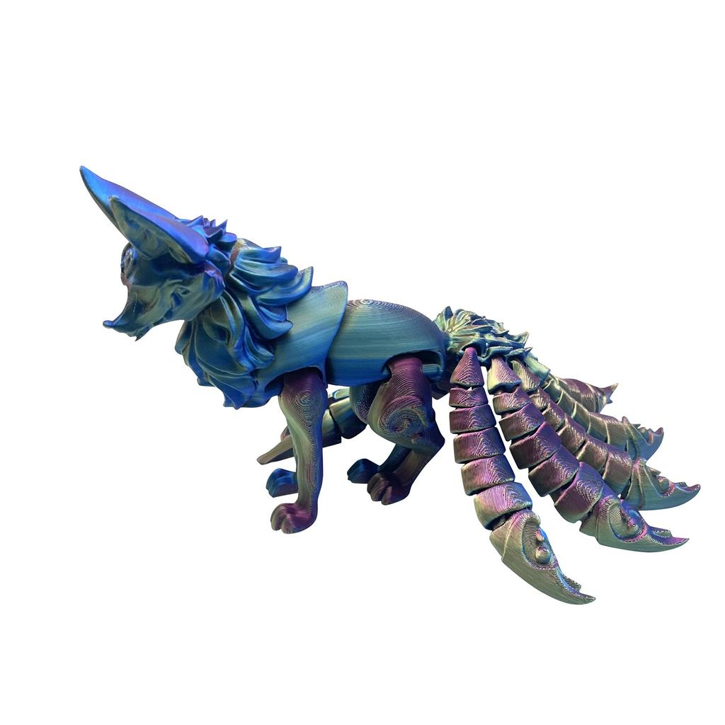 3D печатные декоративные игрушки, подвижные печатные игрушки с животными, креативные декоративные украшения