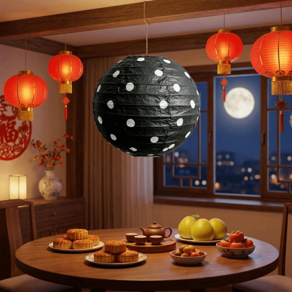Vintage Folding Lantern Rustic Chinese Lantern Portable Lantern Ball Wedding