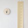 INS Nordic Style Morandi Color Kids Height Chart Canvas Hanging Ruler Nursery Room Growth Height Measurement
