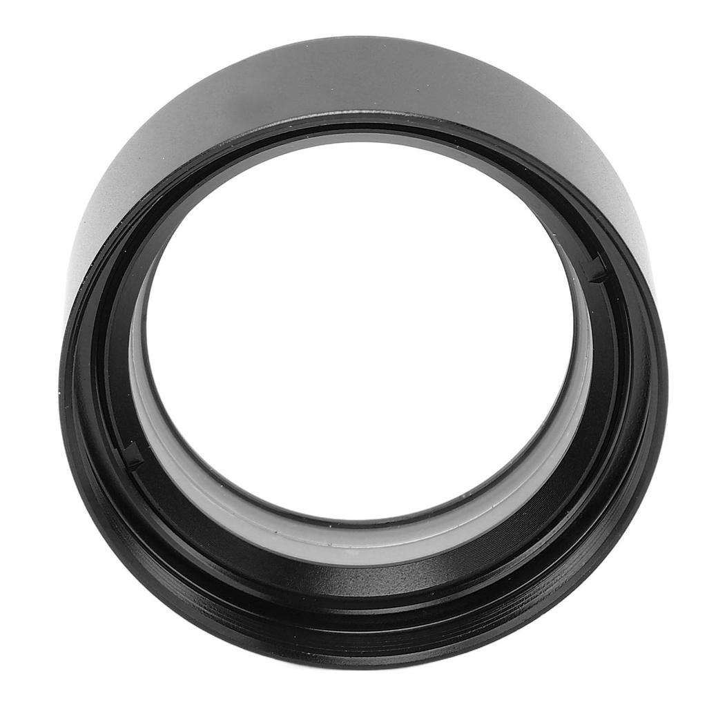 Microscope Auxiliary Objective Lens High Transmittance Anti Blue Stereo Microscope Auxiliary Objective Lens 0.7X Black