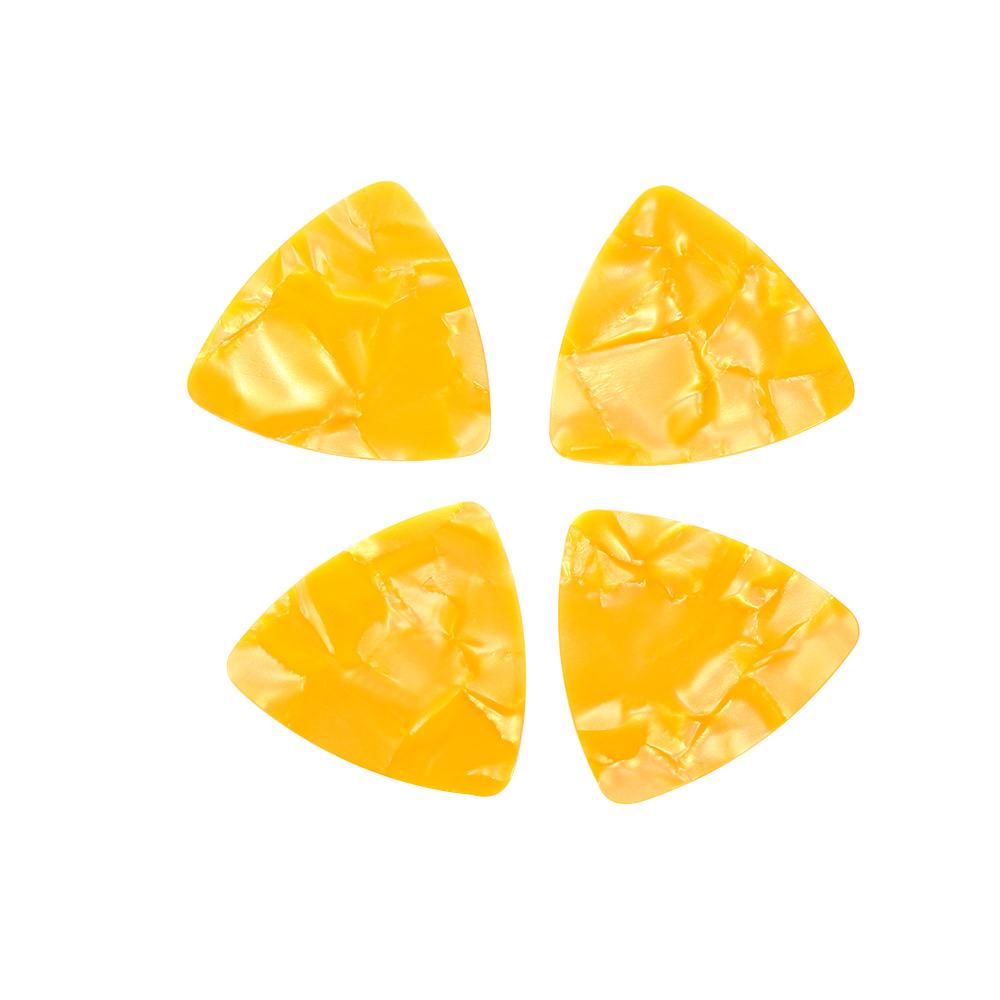 10pcs Instruments Antislip Triangle Guitar Accessories Plectrum Celluloid Guitar Pick