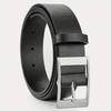 Men's New PU Microfiber Perforated Belt with Needle Buckle, Fashionable and Versatile Women's Casual Belt