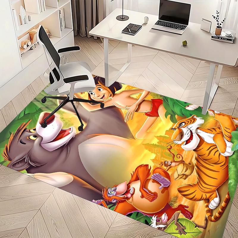 The Jungle Book Printed Absorbent Washable Carpet, Non-Slip Bathroom Mats, Kitchen Rugs, Yoga Mat,Living Room Entrance, Camping Picnic Rugs