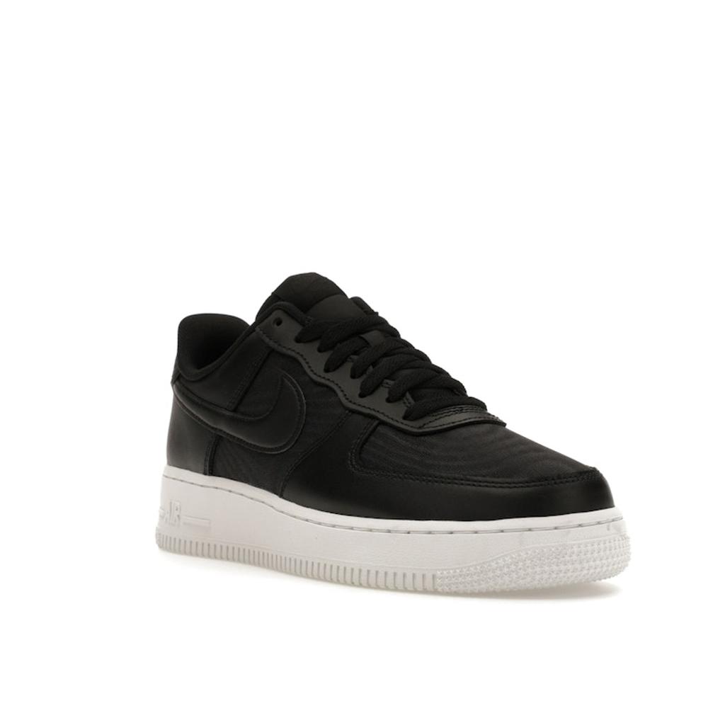 Nike Air Force 1 Low 07 SE черные нейлоновые мужские кроссовки Summit-White FB2048-001