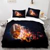 American Football Duvet Cover Set 3D Sports Rugby Player Polyester Comforter Cover For Men Teens Boy Kid Bedding Set King Queen