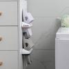 Storage Bathroom Shoes Hanger Hanging Shoes Organizer Wallmounted Plastic Shoe Storage Rack Slippers Rack Towel Shelf Organizer