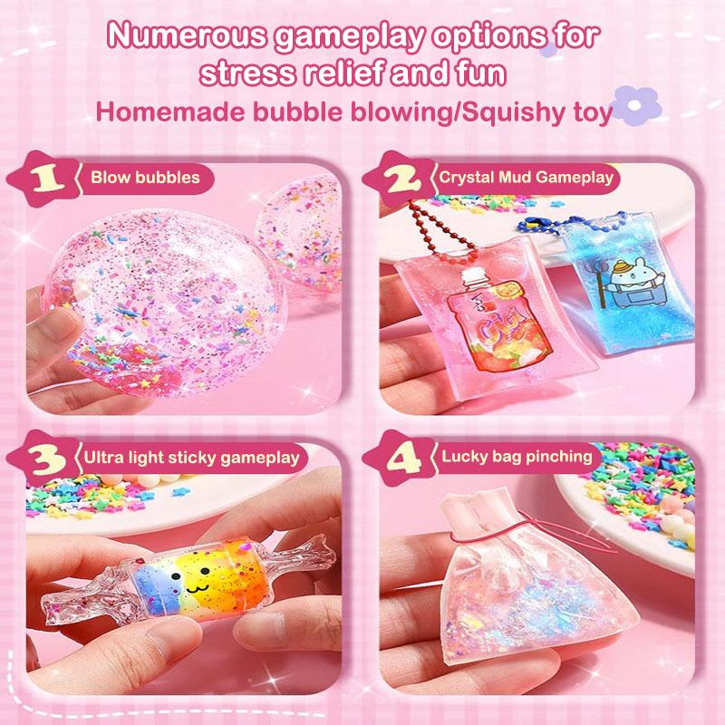 Изготовление игрушек своими руками из пузырчатой ленты, не оставляющей следов, двухсторонней клейкой ленты, многоразовой цветной высоколипкой наноленты