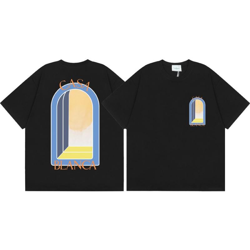Streetwear Graphic T-Shirt Men Women Loose Fit Short Sleeve Cotton Tee