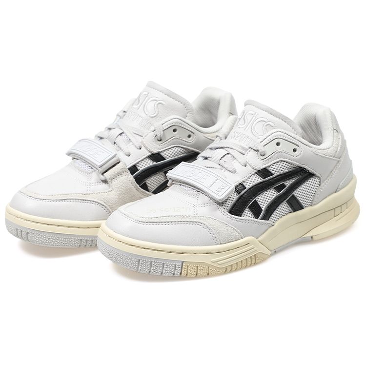 Asics Myge X Gel-Spotlyte Low V2 Ткань Кожа Модный тренд Низкий верх Ретро Баскетбольные кроссовки Унисекс кроссовки Светло-серый 1203A261-020