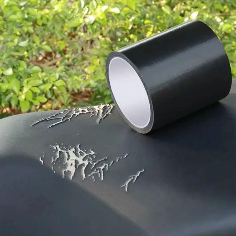 Лента на тканевой основе, высоковязкая, многофункциональная, для подушек сидений, диванов, стульев, черная, водонепроницаемая лента для ремонта кожи