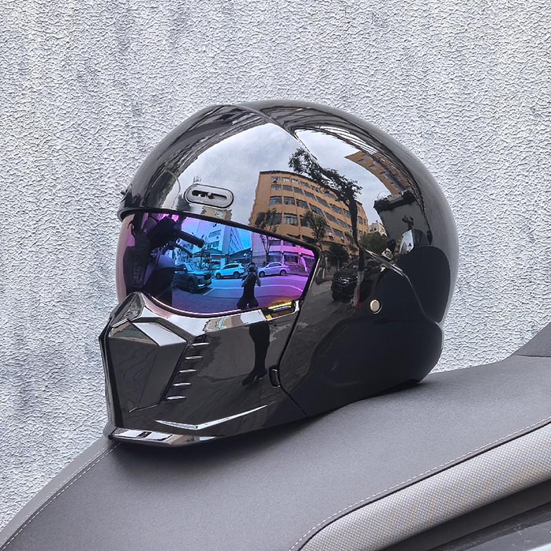ORZ Новый Ретро Мотоциклетный Шлем Scorpion Cascos Moto Локомотив Личность Многоцелевой Комбинированный Шлем Половина M L XL XXL XXXL