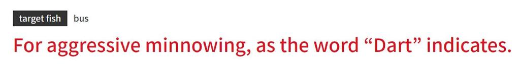 Bassday Mogul Minnow 66SP Dart Suspend Lure 5 Grams P-473 (1198)