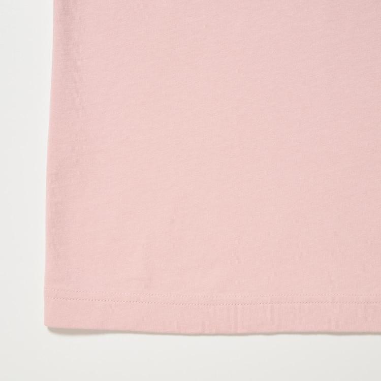 Uniqlo × Коллаборация Studio Ghibli SS24 Футболка с вышивкой, с круглым вырезом, с коротким рукавом, унисекс, розовая 466799-10
