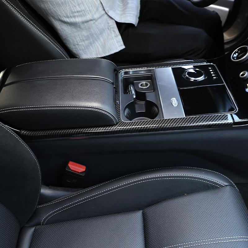 Для Land rover Range Rover VELAR 2017-2026 ABS Углеродное волокно Центральная консоль автомобиля Рулевое колесо Наклейка Рамка Чехол Автомобильный аксессуар