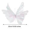 Realistic Butterfly Decoration Hanging Gauze Fake Butterfly 3D Large Butterfly Wall Decor For Porch Arch Window wedding hall