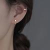 1 пара изысканных сережек, пирсинг, ушной крючок, кольцо, модные серьги-гвоздики
