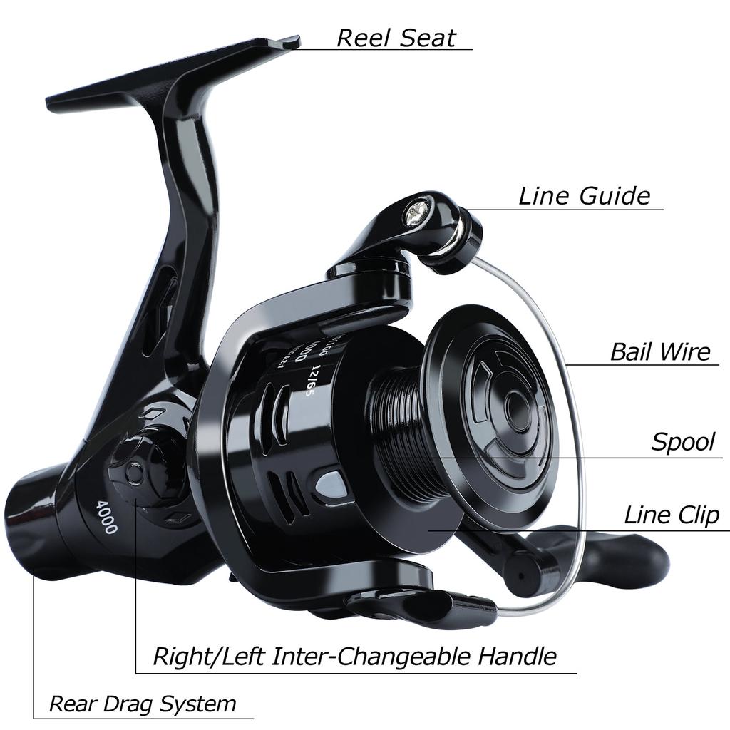 Алюминиевая безинорционная рыболовная катушка