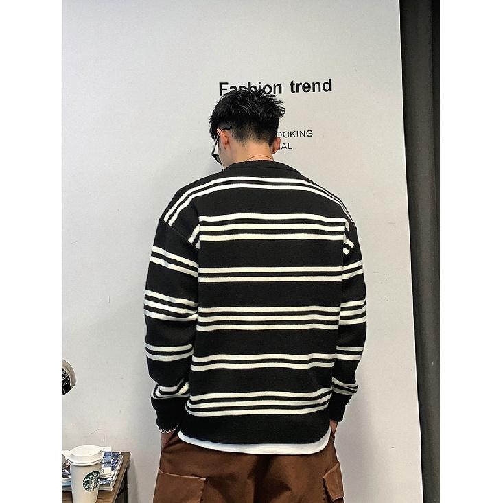 Круглый ворот свитера Мужская мода бренд красивая осень и зима майка новые мужские изящные облегающие топы