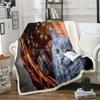 Милый спящий кот 3D-напечатанное шерстяное одеяло для пикника, очень толстое, модные простыни, кошки, домашнее животное, дети, шерпа, пледы