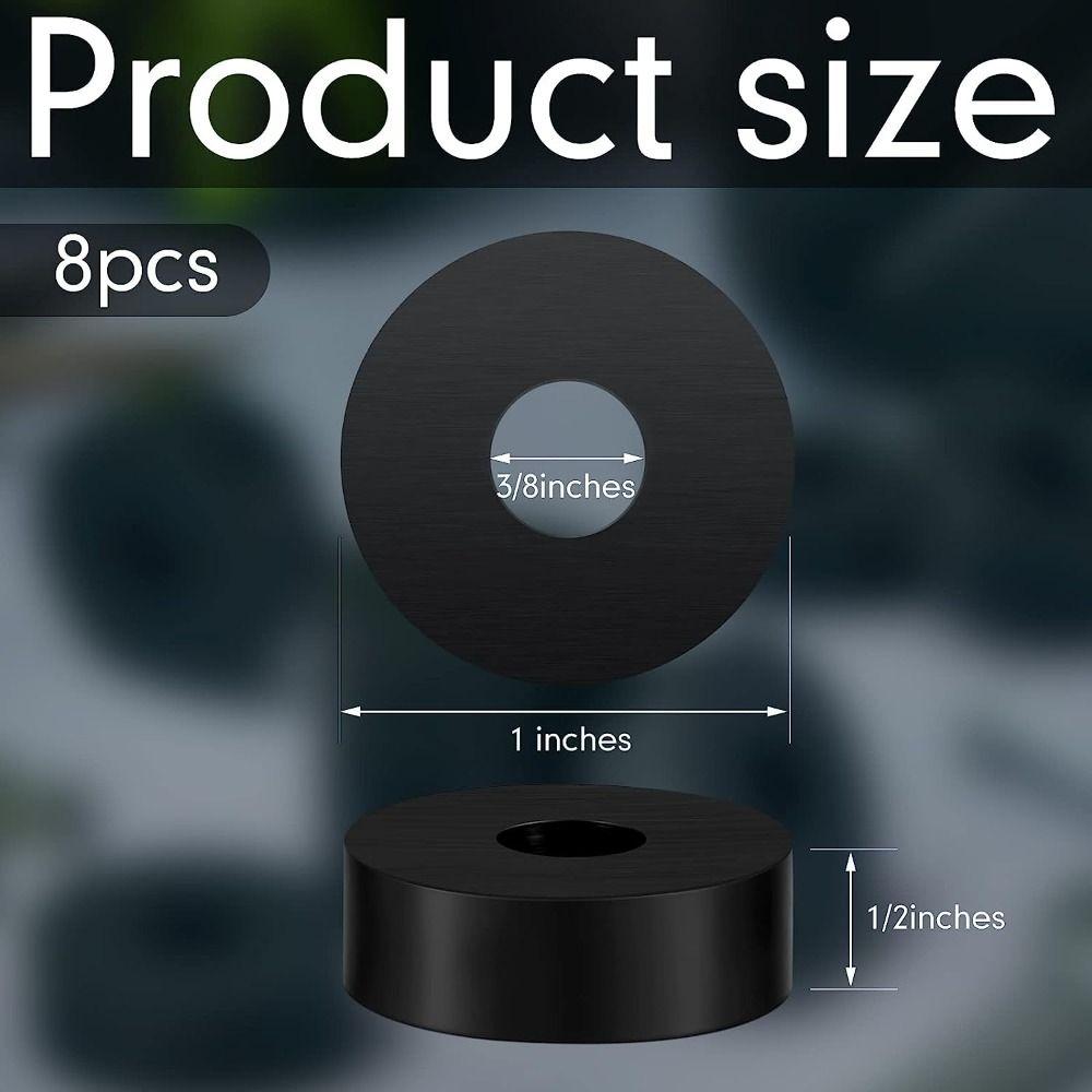 8 шт. черные резиновые проставки проставки шайбы аксессуары для дома и автомобиля