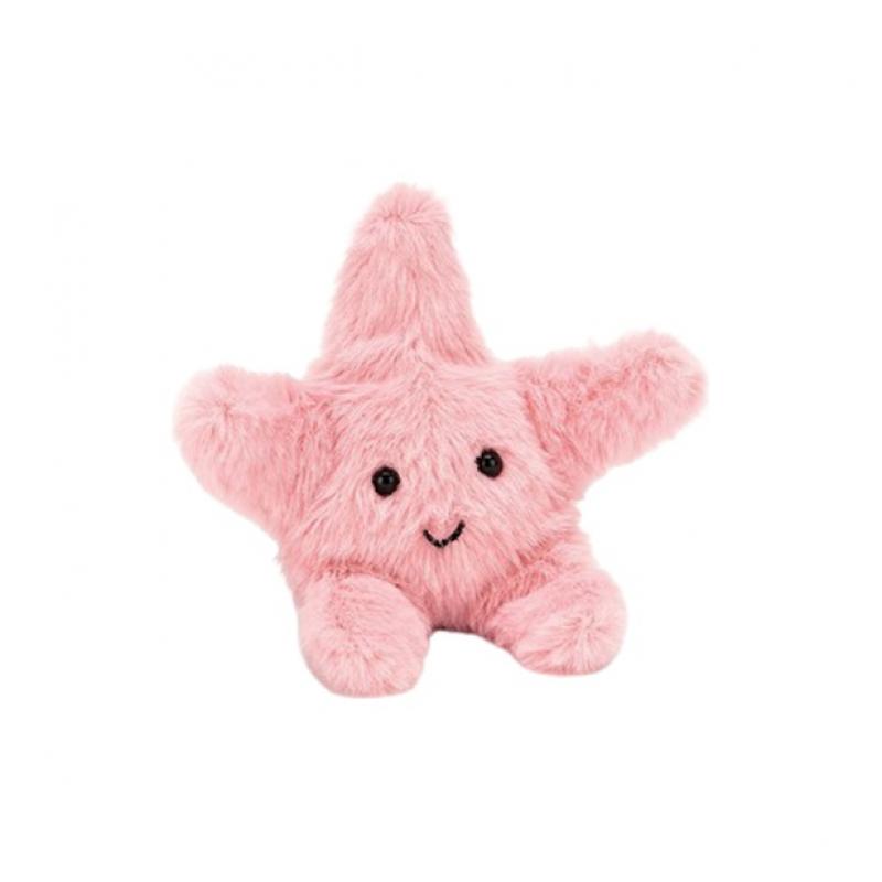 Jellycat Морские животные Пушистая морская звезда Кукла-компаньон Плюшевая кукла 10 см высотой