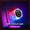 Car Mini USB LED Ambient Light Decorative Atmosphere Lamps Interior Accessories For Peugeot 206 307 308 UH 3008 207 208 407 5008