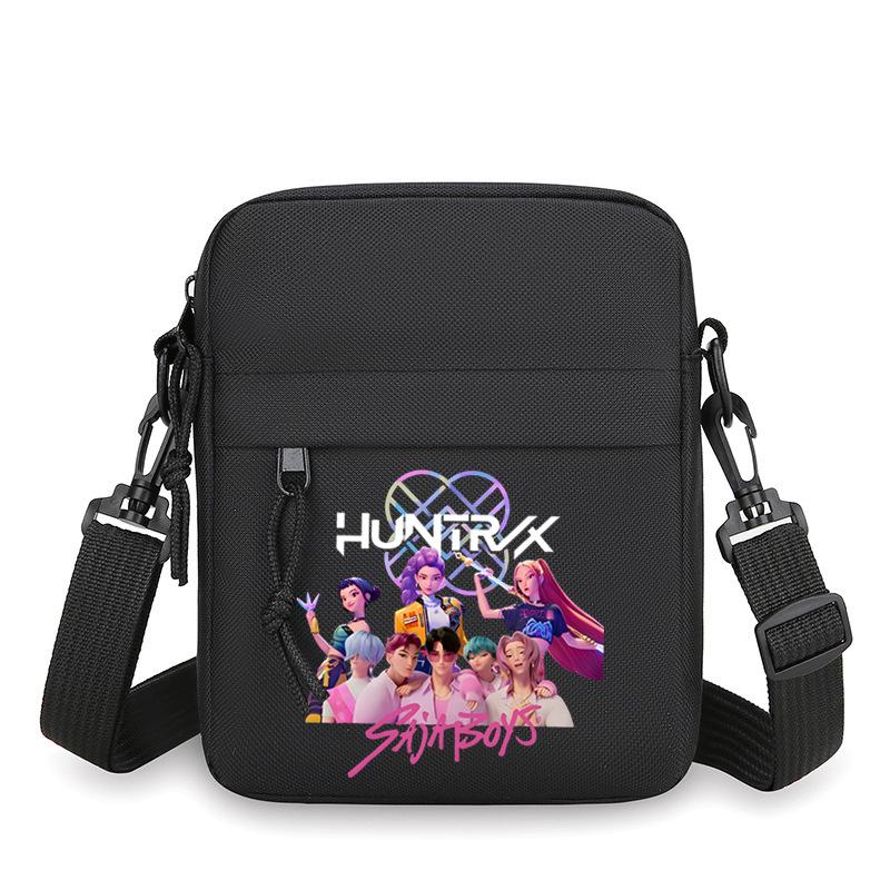 Animation Cartoon Peripheral Simple Multi-Function Portable Mini Square Bag Men'S Casual Shoulder Messenger Bag