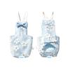 Parrot Mesh Diaper with Bowtie Bird with Leash Rope Bird Flight Suits Cockatiel  Small Medium Birds Flight Suit Washable