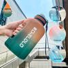 Большая емкость летняя спортивная бутылка для воды - Дизайн "Большой живот", Космическая чашка для мужчин и женщин, Фитнес.