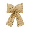 Sequins Christmas Bow Pendants For Scene Setup And Holiday Props Decorations