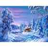 DIY 5D Diamond Painting Snow Scene Embroidery Patterns Cross Stitch