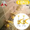 1-6Pcs Wall Tile Height Adjust Elevating Construction Regulator Adjustable Locator For Wall Tile Leveling Fixing Systeam