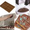 Chocolate Molds 6-Cavity Soap Molds With Scraper And 100 Bags Easy Release Mould For Baking Kitchen Home Chocolate Making Soap