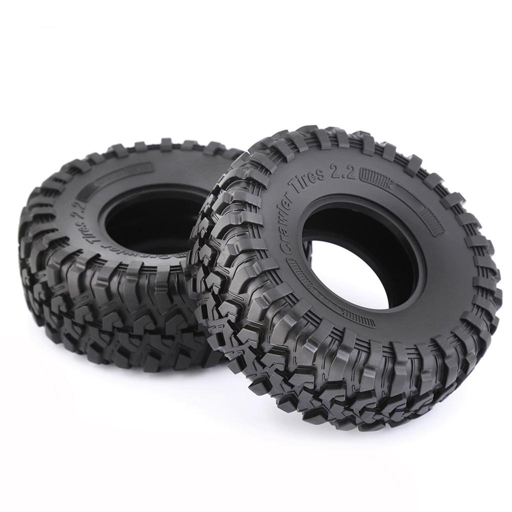 4PCS 1.9Inch Remote Control Crawler Tires 130mm Tyre Replacement for D90 D110 AXIAL SCX10 II III CAPRA TRAX 4 TRAX 6 1