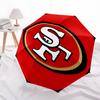 1 шт. Автоматический складной зонт - Узор San Francisco 49ers, Портативный и складной дизайн с 8 ребрами, Рождественские и Новогодние подарки