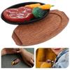 Realistic Miniature Steak Toy with Fake Meat for Dollhouse Kitchen Decor and Play Accessories Assorted Color