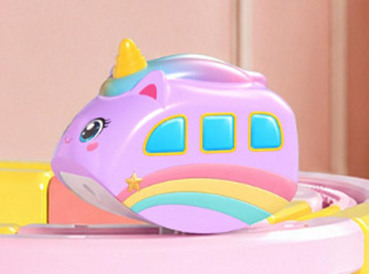 Educational DIY Magnetic Gravity Track Car with Electric High-Speed Rail Blocks for Kids