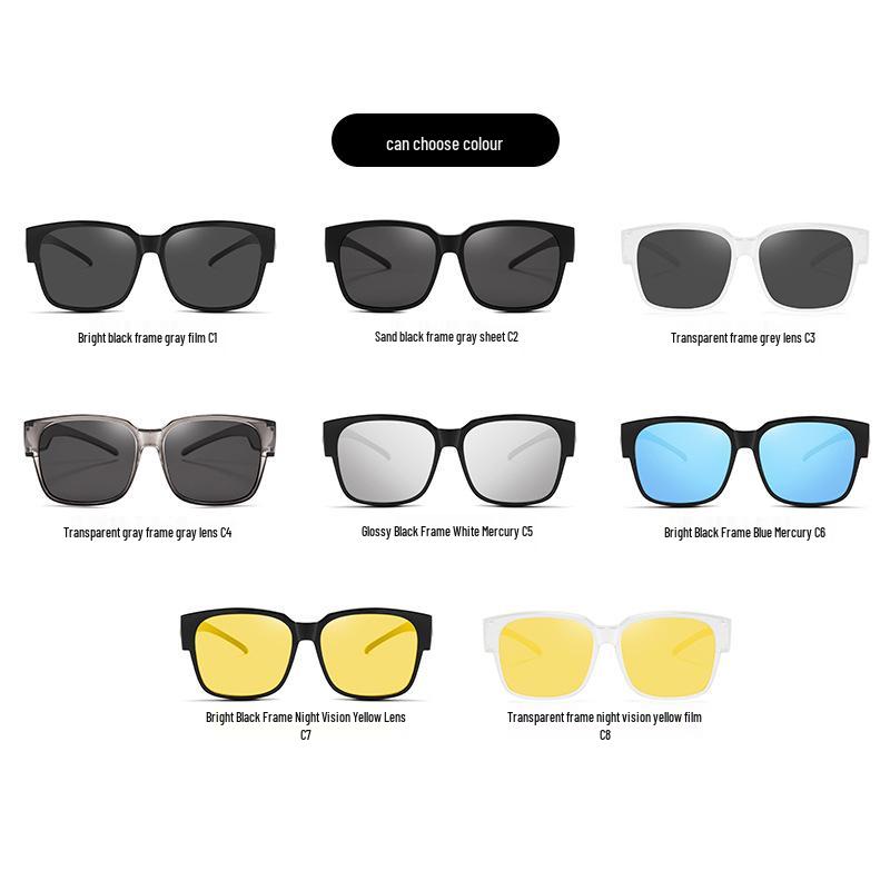 Набор солнцезащитных очков премиум-класса с поляризацией: Мужские очки для ночного видения и женские очки с защитой от синего света