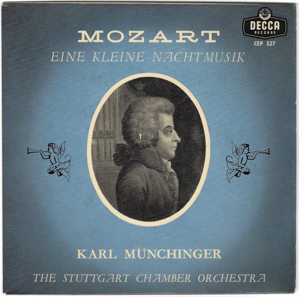 7-дюймовая пластинка MOZART - Eine Kleine Nachtmusik CEP527 Decca 1961 UK Классика Б/У