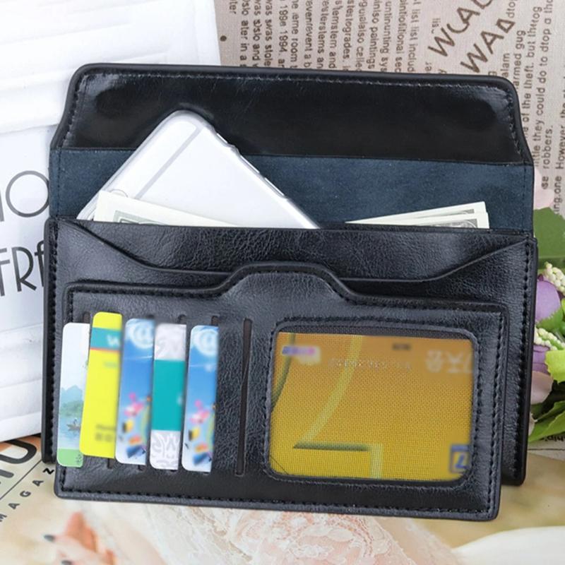 Женский кошелек-клатч из натуральной кожи, большой вместимости, ультратонкий, длинный кошелек, стильная и простая многофункциональная сумочка