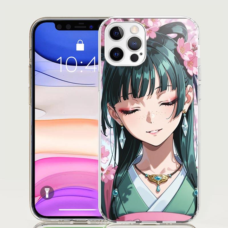 A-Apothecary D-Diaries Maomao Чехол для телефона для iPhone 18 17 Air 16 15 Plus 11 14 Pro Max 13 Mini 12 7 8 + SE Узор Арт Индивидуальный C