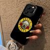 Чехол для телефона G-Guns N Roses Для 17 Pro Max IPhone 16 Pro Max 15 14 Plus 12 13 X XS Max 11 Цветная серебристая крышка