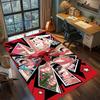 One Piece Luffy and Straw Hat Crew Rug Carpet Large Area Rug Non Slip Washable Floor Mat Gamer Room Bedroom Home Decor