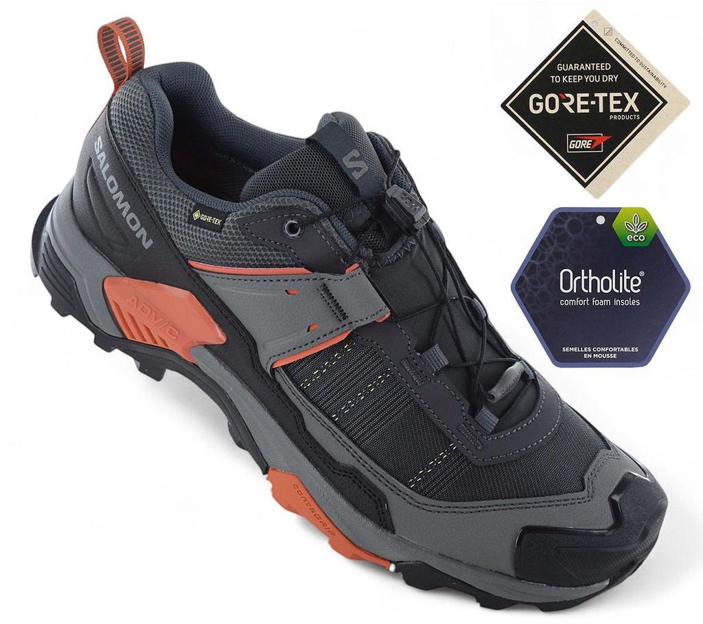 SALOMON X ULTRA 5 GTX - GORE-TEX - Мужские походные ботинки Trekking Shoes Серый 477978 ОРИГИНАЛ