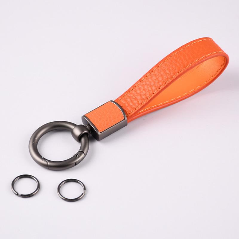 Женский Роскошный Металлический Кожаный Держатель для Ключей Мужские Гаджеты Парный Автомобильный Брелок Аксессуары Высокое Качество Держатель для Ключей Автомобиля