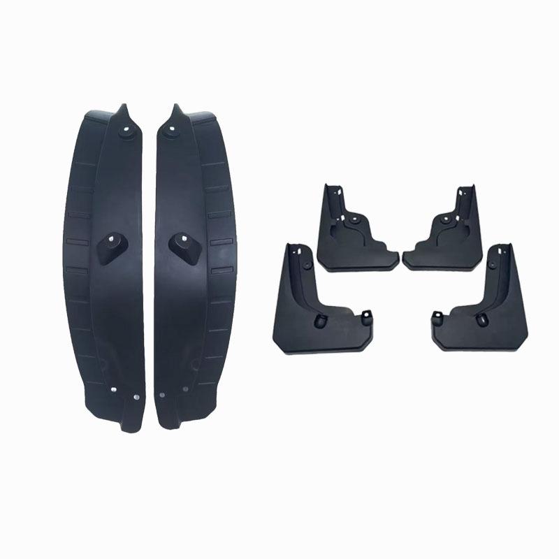 Комплект грязезащитных крыльев Equation Leopard Titanium 7 для переднего и заднего колес - Утолщенная задняя накладка и аксессуары