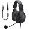 SOUNDWARRIOR Sealed Lightweight Binaural Overhead Headset with Adapter Made In Japan USB-C SW-TR2-USB